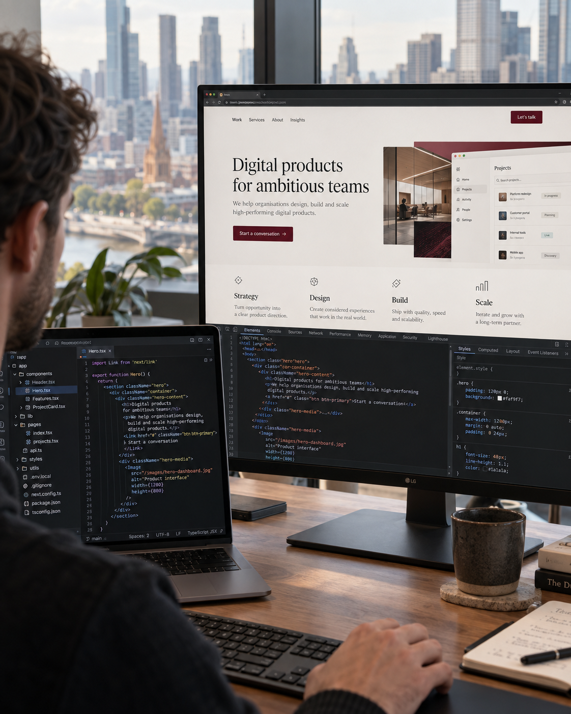 Website launch and build work